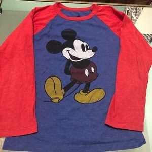 🖤🦃Mickey Mouse baseball tee size M reglan shirt